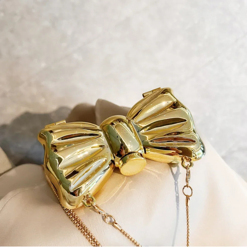 Purses and Handbag er Shoulder Bags Funny Shape Party Wedding Round Acrylic Shiny Clutch Purse Golden Evening Bag 251023