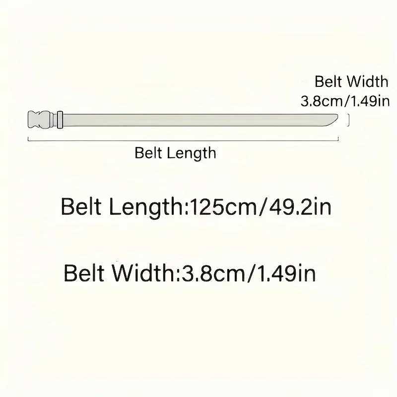 New Mens 125cm Buckle Belt Nylon Braided Lightweight Breathable Daily Commuter Mens Belt men fashion Belts W251024
