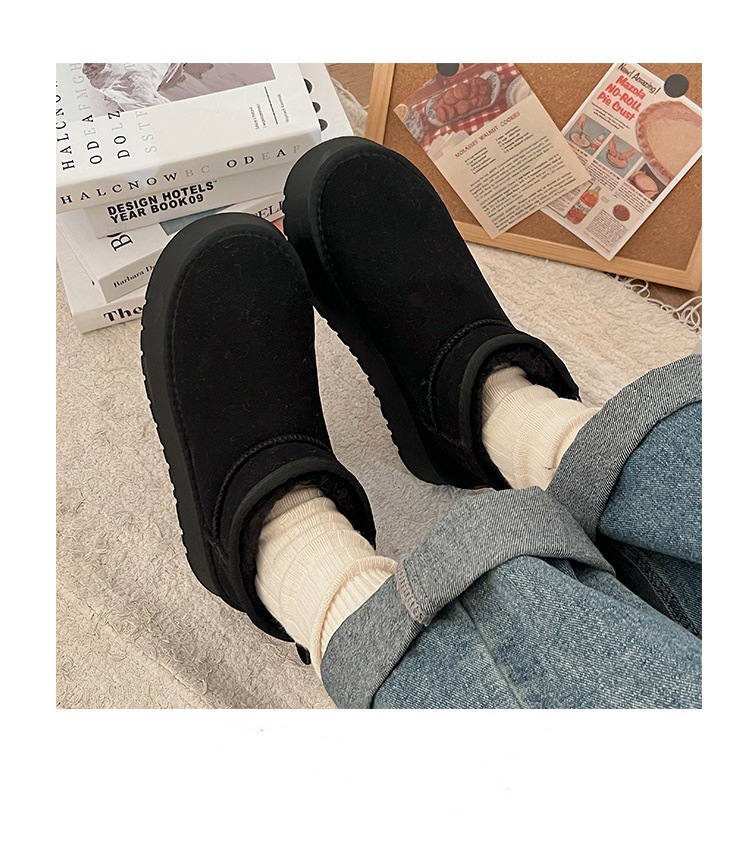 Free shipping Designer Multi-Color Platform Snow Boots with Plush Lining Daily Occasion Wear Fashion Stylish Versatile Trendy Boots