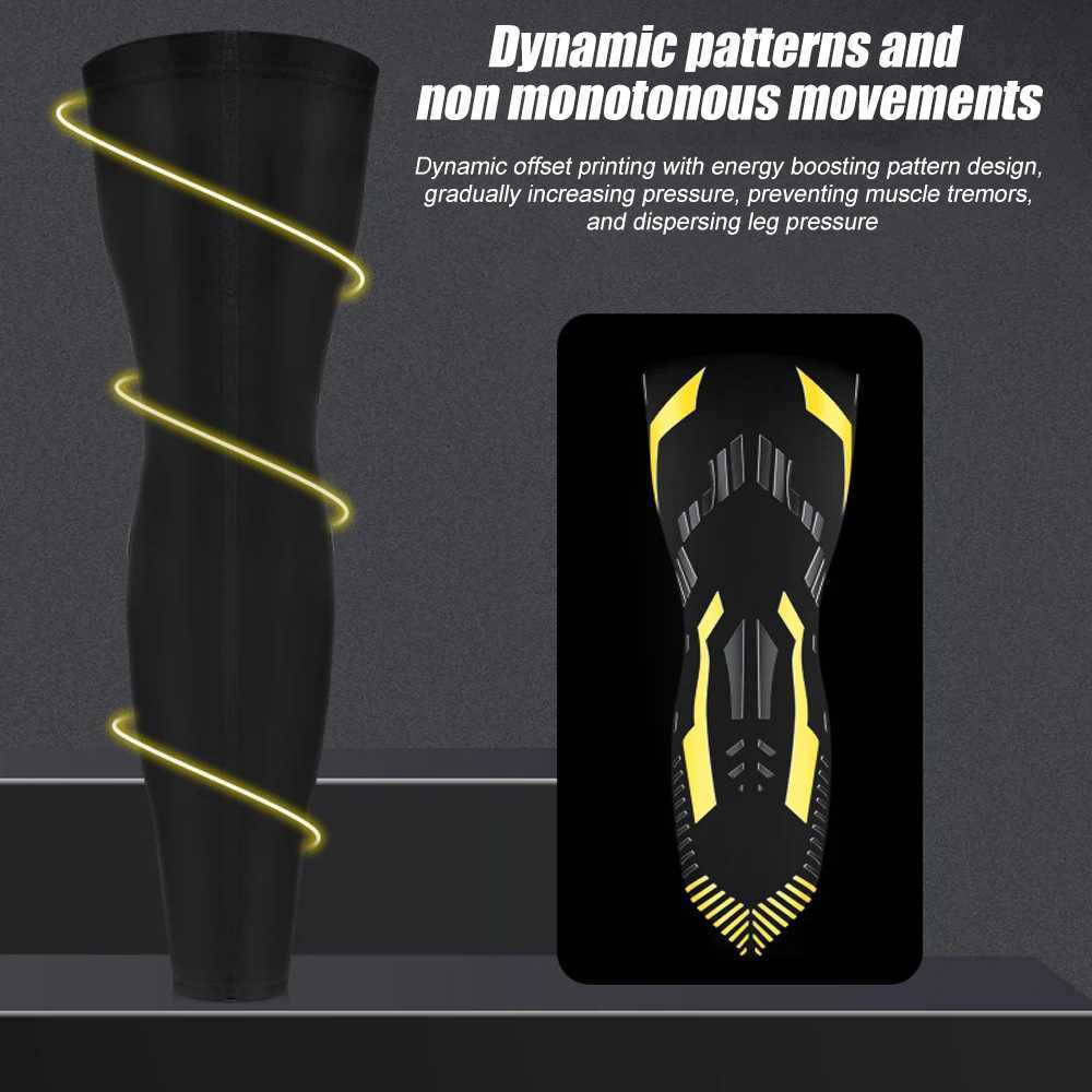 12PCS Knee Braces Crashproof Knee Calf Pads Thigh Compression Leg Sleeves Protection for Youth Adults Football RunningW251024