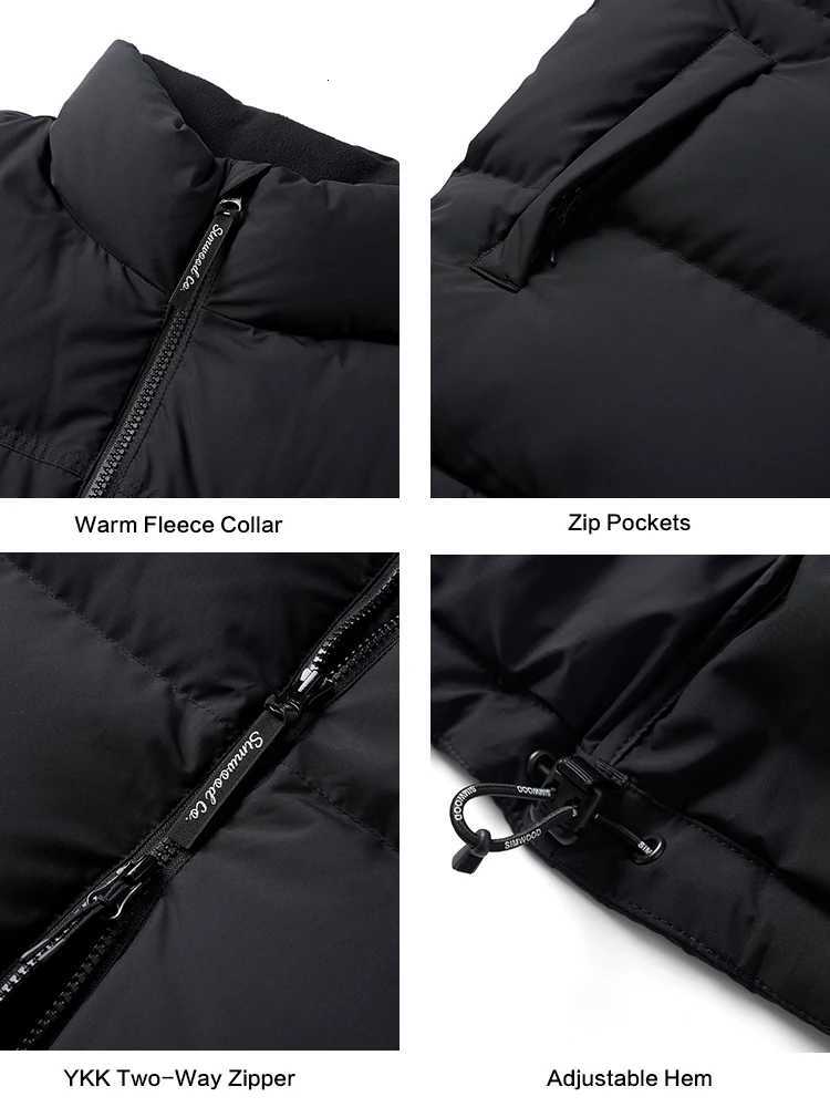 SIMWOOD 2025 Winter New Oversize 90 White Duck Down Coats Men Warm Comfortable Down Puffer Jackets Z251024