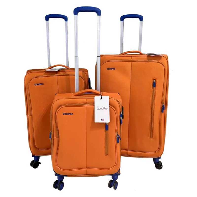 UltraLightweight Oxford Fabric Trolley Luggage Suitcase 202428 Inch 360 Spinner Wheels Travel Carryon Checkin SuitcasesW251024