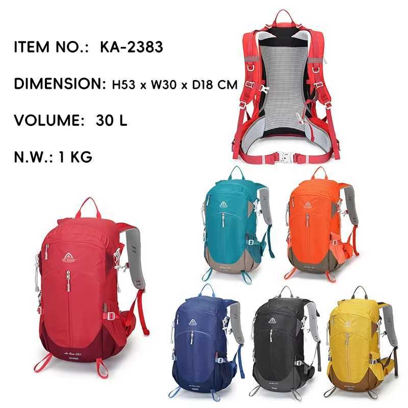 30L Lightweight Hiking Backpack with Rain Cover Outdoor Sport Travel Bag Daypack for Camping Climbing Skiing Cycling Men Women J251024