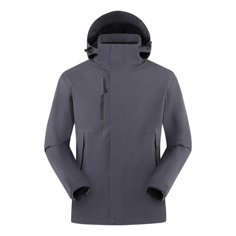 Unisex 3-in-1 Windbreaker Jacket Multiple Colors Available Outdoor Windproof & Warm Detachable Outer Layer