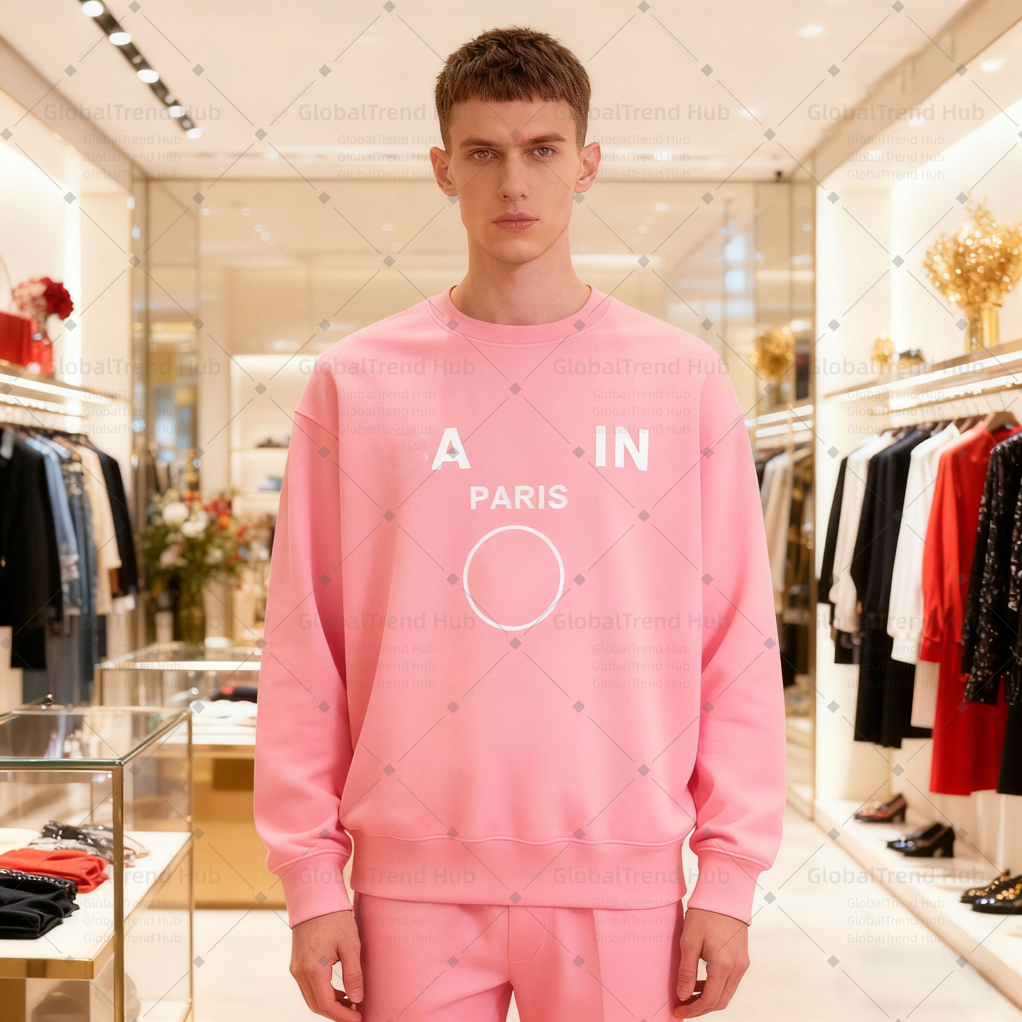 designer brand and women's fashion casual printed letter men's long-sleeved warm cotton sweater hip-hop clothing Sweatshirt spider hoodie