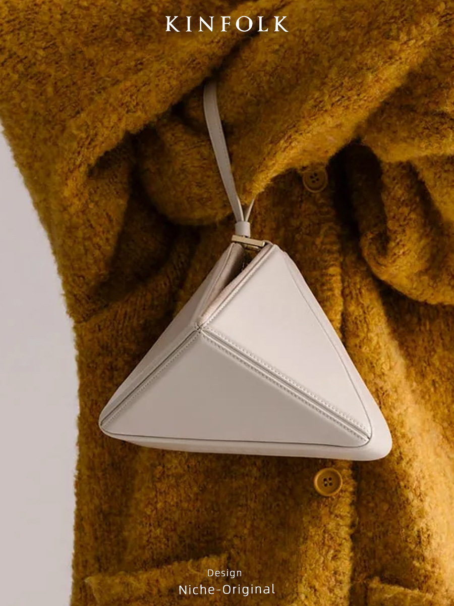 new model niche design Turkish style foldable triangular bag suitable for hand-carrying handheld single-shoulder and cross-body use