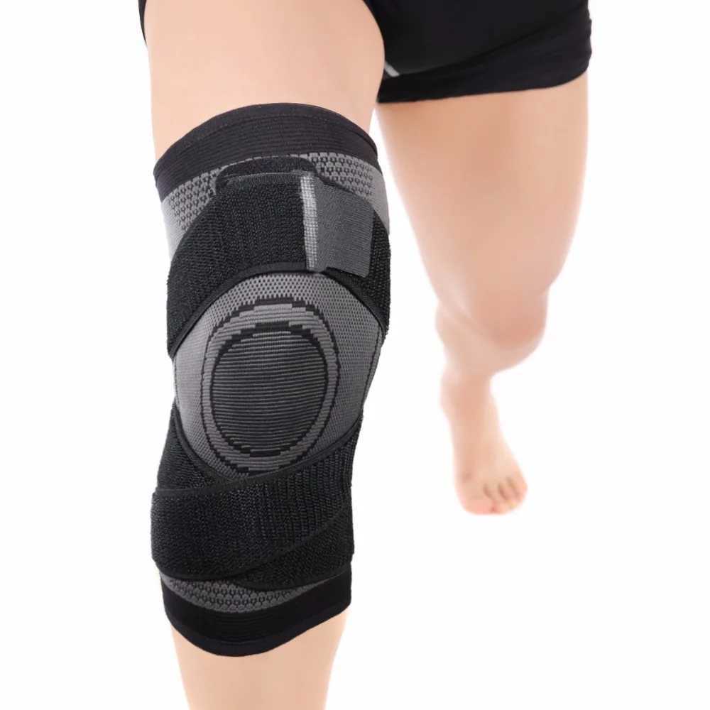 Sports Fitness Knee Pads Support Bandage Braces Elastic Nylon Sport Compression Sleeve for BasketballW251024