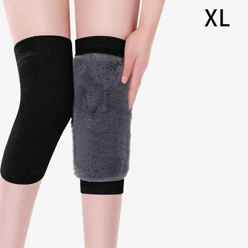 Sports Thickened Winter Rabbit Fur Warm Knee Protector Anti Cold Fleece Knee Protector Heat Storage Sports Leg ProtectorW251024