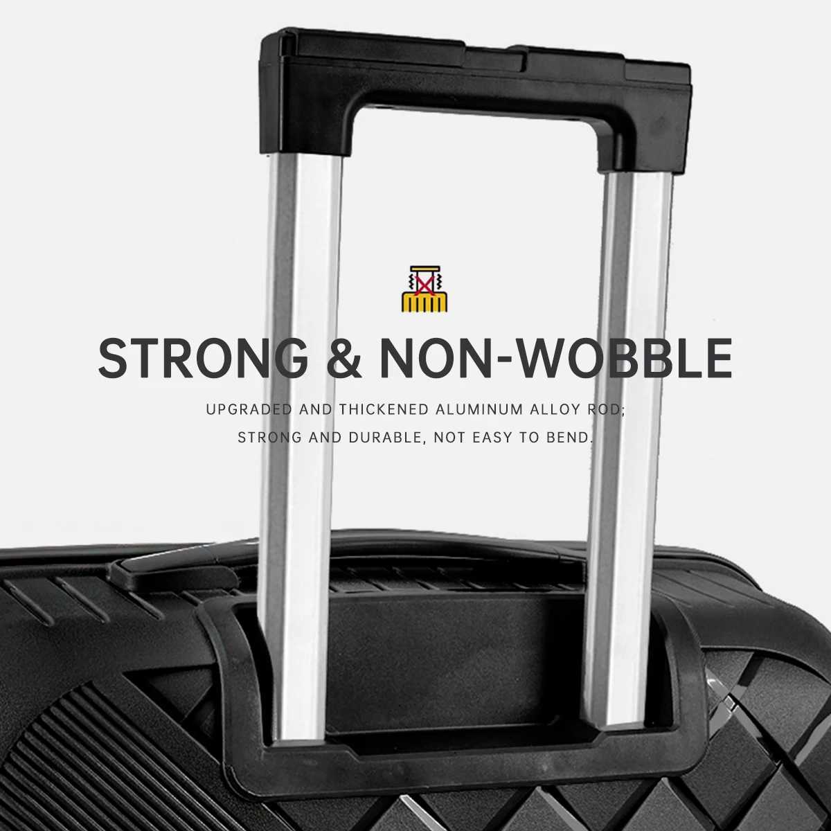 Multifunctional LargeCapacity Cute Trolley Suitcase Silent Universal Wheel Suitcase Student Suitcase Packaging BagW251024