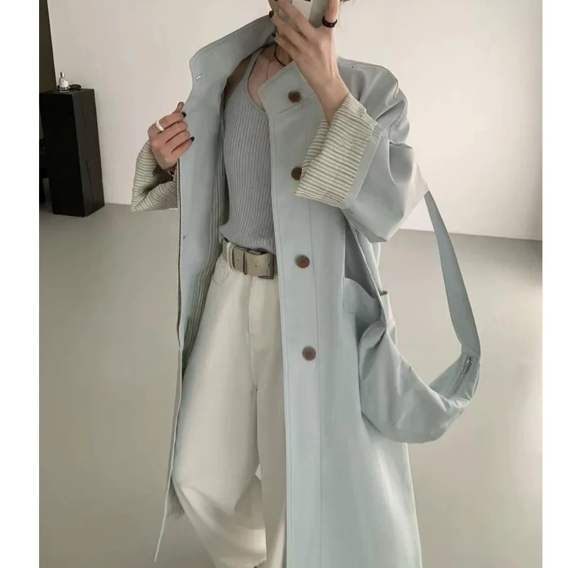 SuperAen Long Trench Coat for Womens Spring and Autumn Arrival 251021