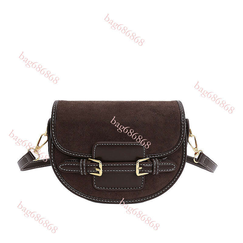 Designer Bag Tote Bag Shoulder Bag Suede Saddle For Women Autumn Winter New High End Fashion Handbag Commuter Shoulder Crossbody Bag
