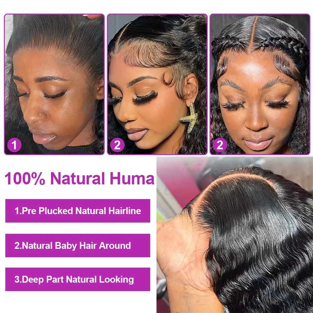 300 Density Human Hair Wigs 100 Transparent Curly Wigs 13x6 Hd Lace Frontal Wig Brazilian High Density Deep Wave Wigs 40 Inch W251023