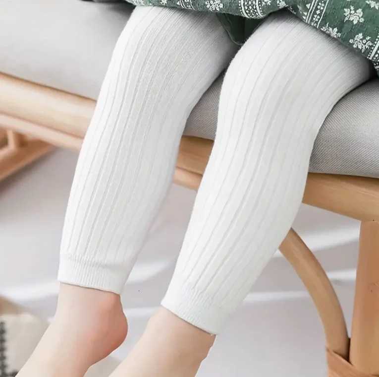 Babys Solid Color Ribbed Leggings Versatile Elastic Waist Pants Toddler Infant Girls ClothingT251024