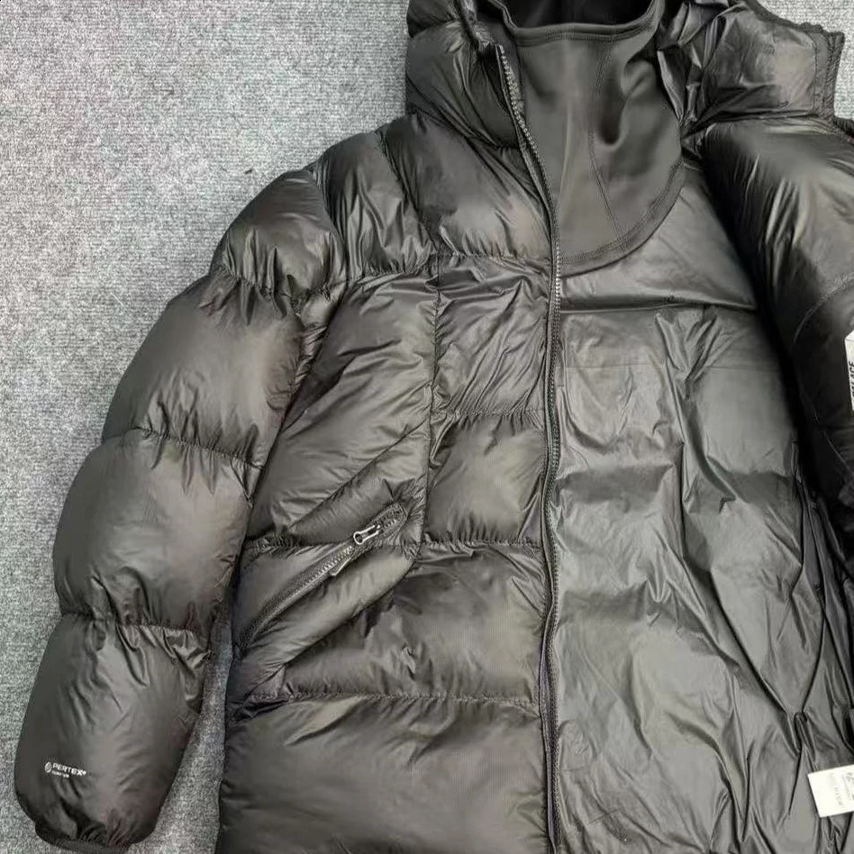 PA Down Cotton Jacket Autumn Winter Outdoor Warm Face Mask Sports Jacket Mens and Womens Windproof and Waterproof Hooded 251023