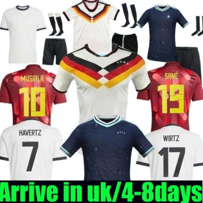 2025 Germany Soccer Jerseys HUMMELS GNABRY 25 26 KROOS WERNER DRAXLER REUS MULLER GOTZE Men Football Shirts Kids Kits Fans Player Version Home away size S-4XL