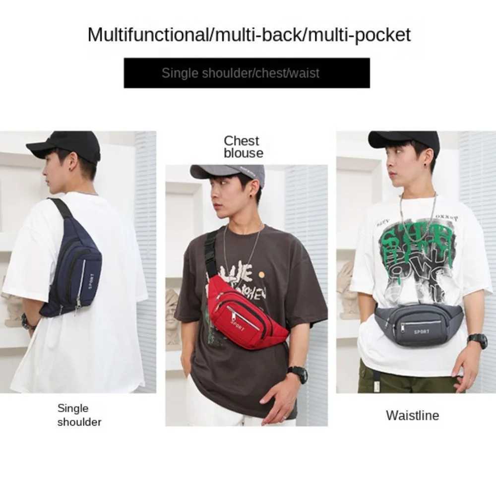 New Men Women Waist Pack Nylon Sport Fanny Bags Boy Drop Leg Bags Hip Bum Belt Bag Travel Riding Purse PouchL251024