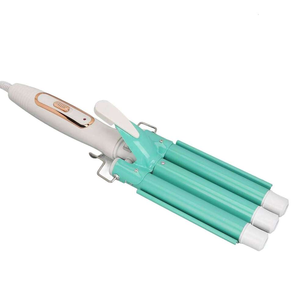 Wand Waver Curling Iron Adjustable Temperature Versatile Rotating Cord Hair Crimper for Home