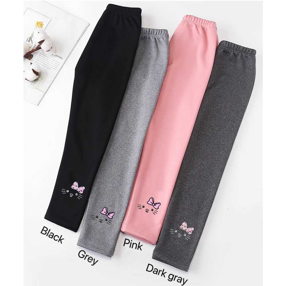 1pcs Winter Girls Leggings Baby Plush Pants Kids Thermal Pants Elasticity Fashion Trousers Casual Bottoms Cartoon Sleeping PantsT251024
