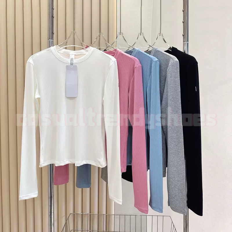 Womens Yoga Long Sleeve T Shirt Ultra Slimming Breathable Moisture Wicking Stretchable for Running Sports Casual Ideal for Outdoor Fitness Fashion Women Designer