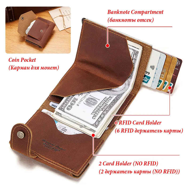 Slim Male Walet y Hasp Purse Short Men Wallets Genuine Leather Bank Card Holder Credit Travel Credential Coin Money Bag 251014