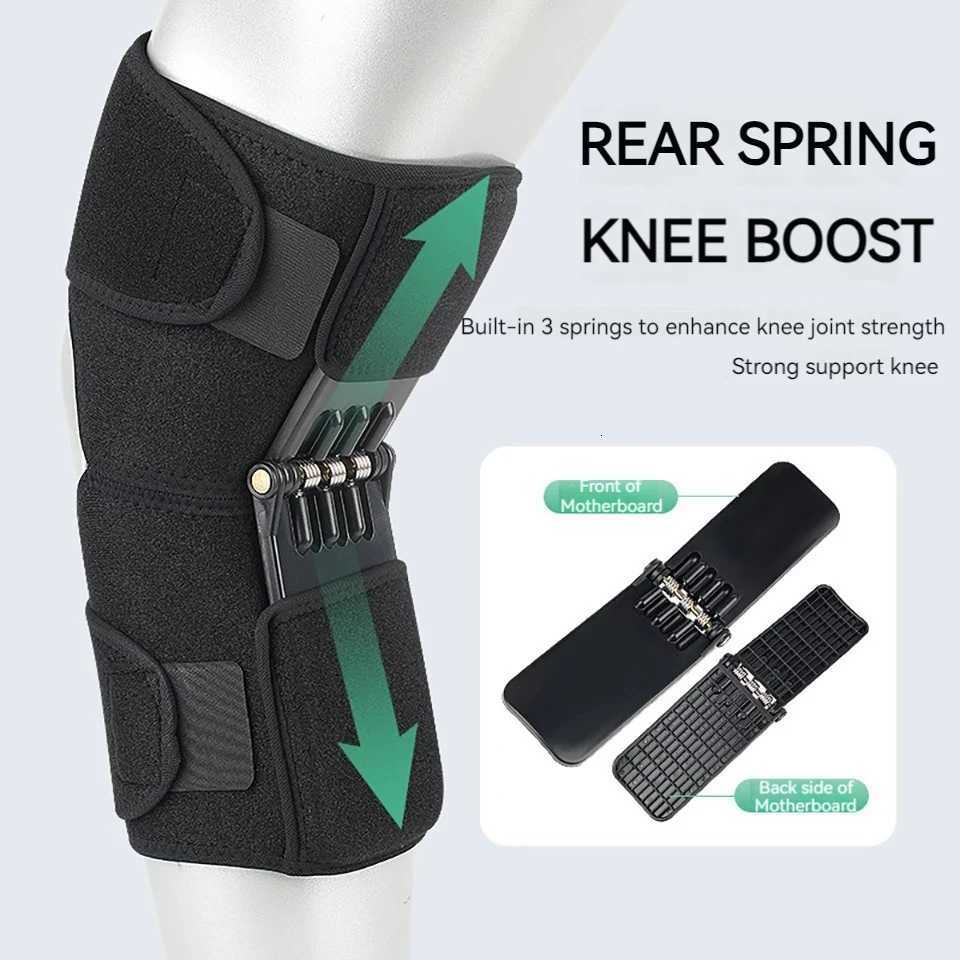1Pcs Knee Support Medical Power Lift Knee Weakly Brace Joint Support Spring Stabilizer Gym sports Heath Care Leg StretcherW251024