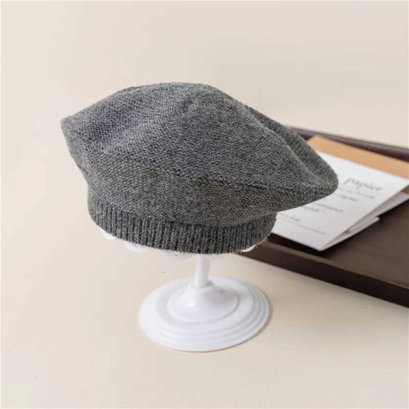 Winter Autumn Baby Girls Warm Solid Knitted Hats Children Beret Beanie Hat Casual Hat Soft Comfortable Kids Bonnet For 28YearsL251024
