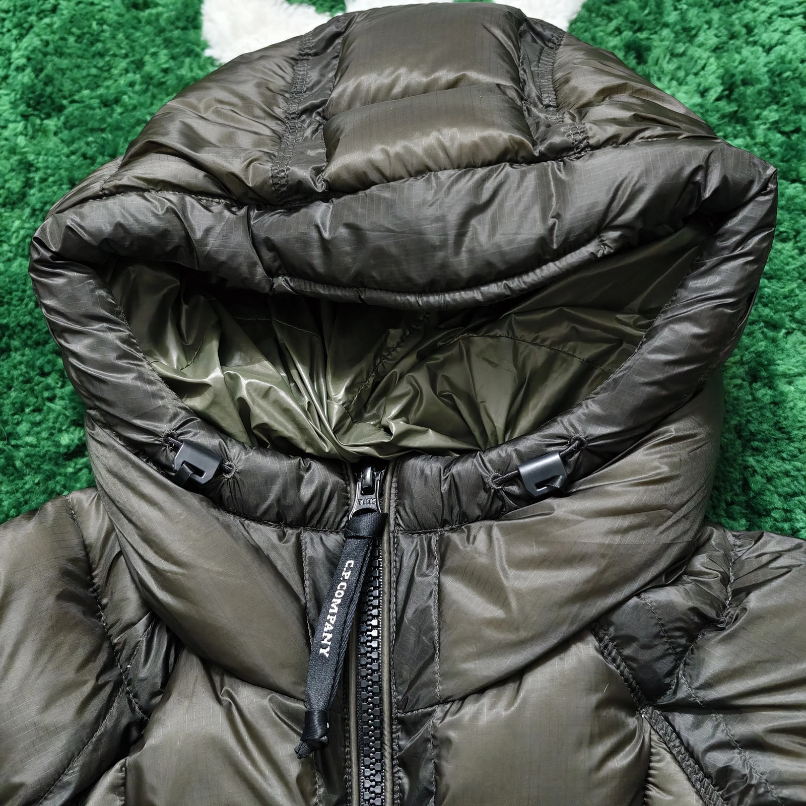 Italy CC Glass Black Button Style Mens Coat Winter White Duck Down Thick Warm Down Jacket Hooded Parka 251023