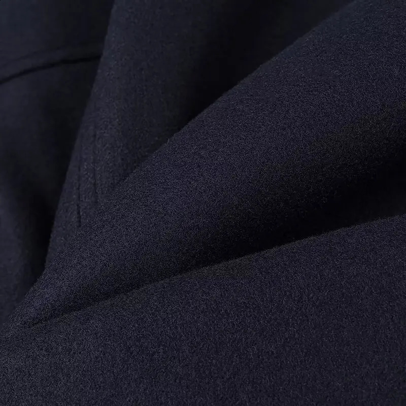 2024 autumn womens clothing style fashionable and versatile long sleeved double breasted short woolen jacket 251018