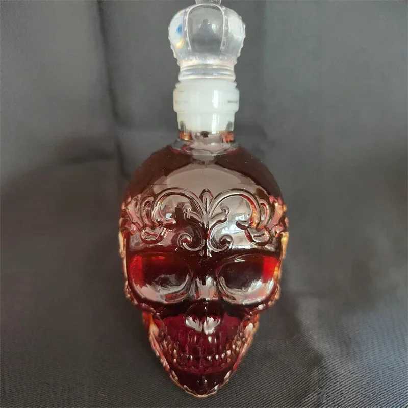 350 Ml Skl Skeleton Wine Whiskey Decanter Goth Spooky The Sovereign Skl Drinking ware Wine Barware And Hemade Items Y251024
