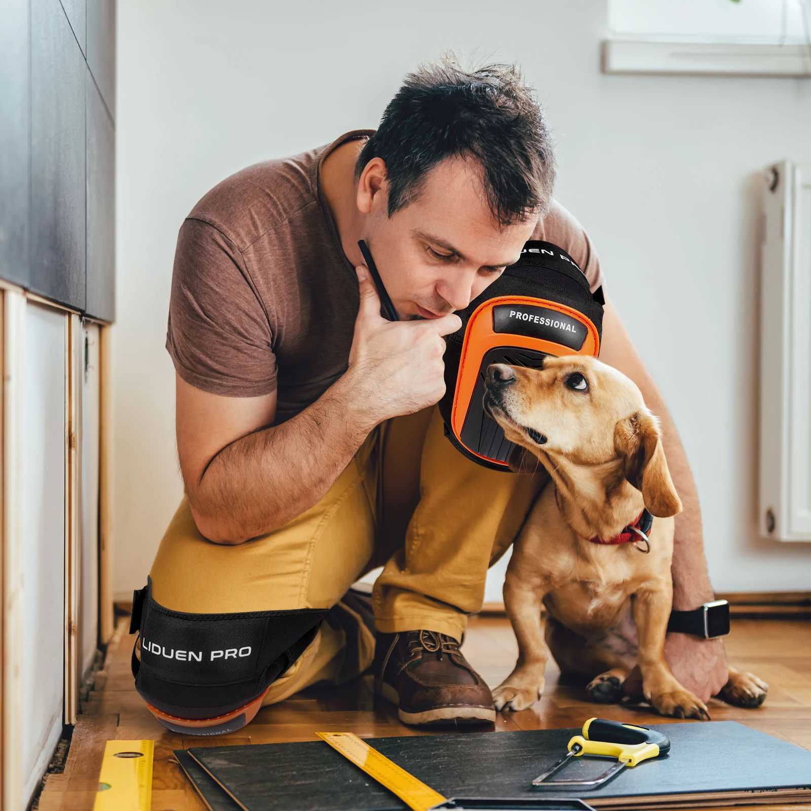 Knee Pads for WorkGardening and Construction with NonSlip Heavt Duty CapThick Foam PaddingGel CushionW251024