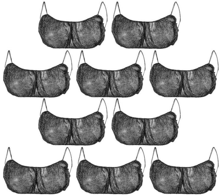 50 PcsSet Disposable Bras Nonwoven Fabric Tops Lightweight Brassiere Underwear For SPA AA22031886214277408108