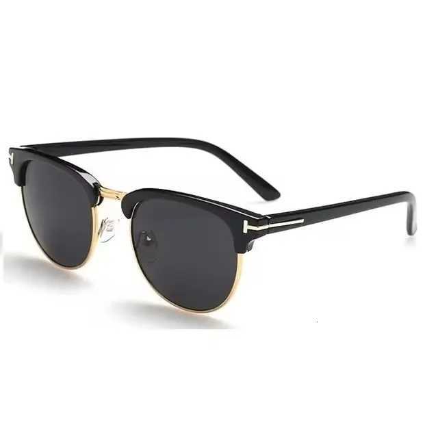Classic Half Metal Men Sunglasses 2024 Women Brand Designer Sun Glasses Retro Driving Travelling F sunglasses sunshade UV400T251024
