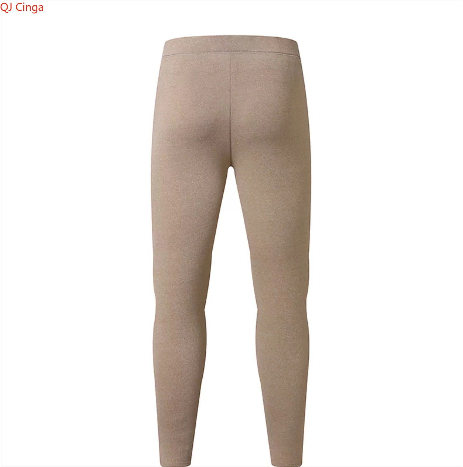 Winter Khaki Mens Thermal Underwear Bottoms Polyester and Spandex Blend Fabric for Warmth Pants Asian Sizes XL6XL 251018