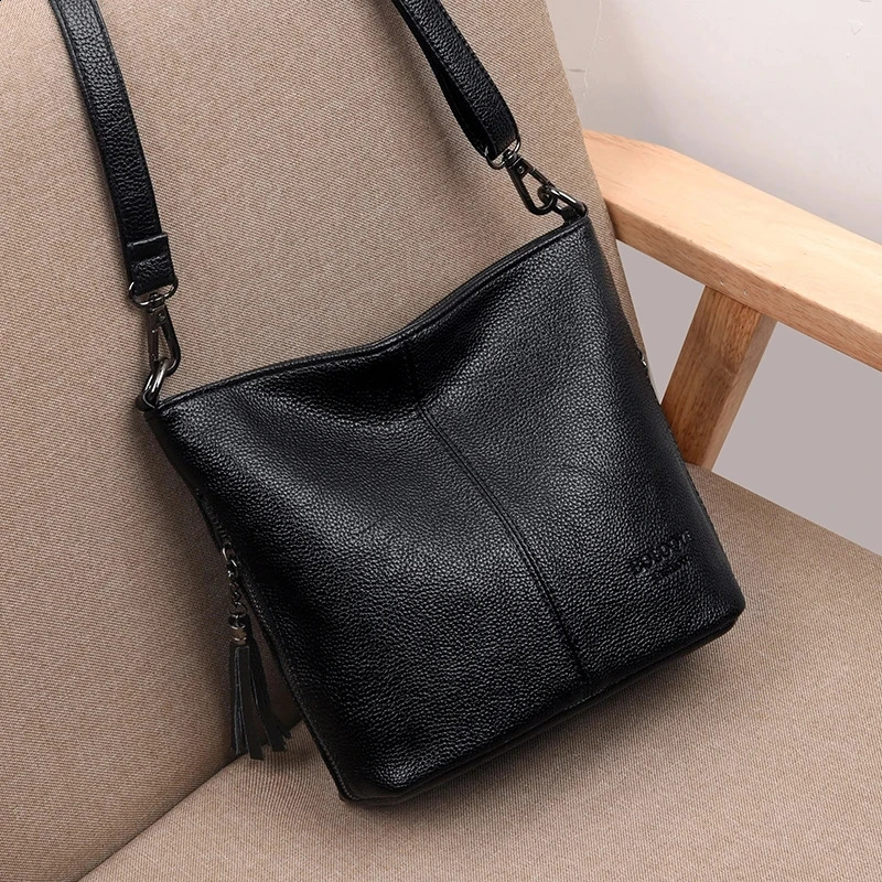 Soft Leather Hand Crossbody Bags for Women 2023 Handbag Casual Shoulder Bag Tote bolsa feminina 251018