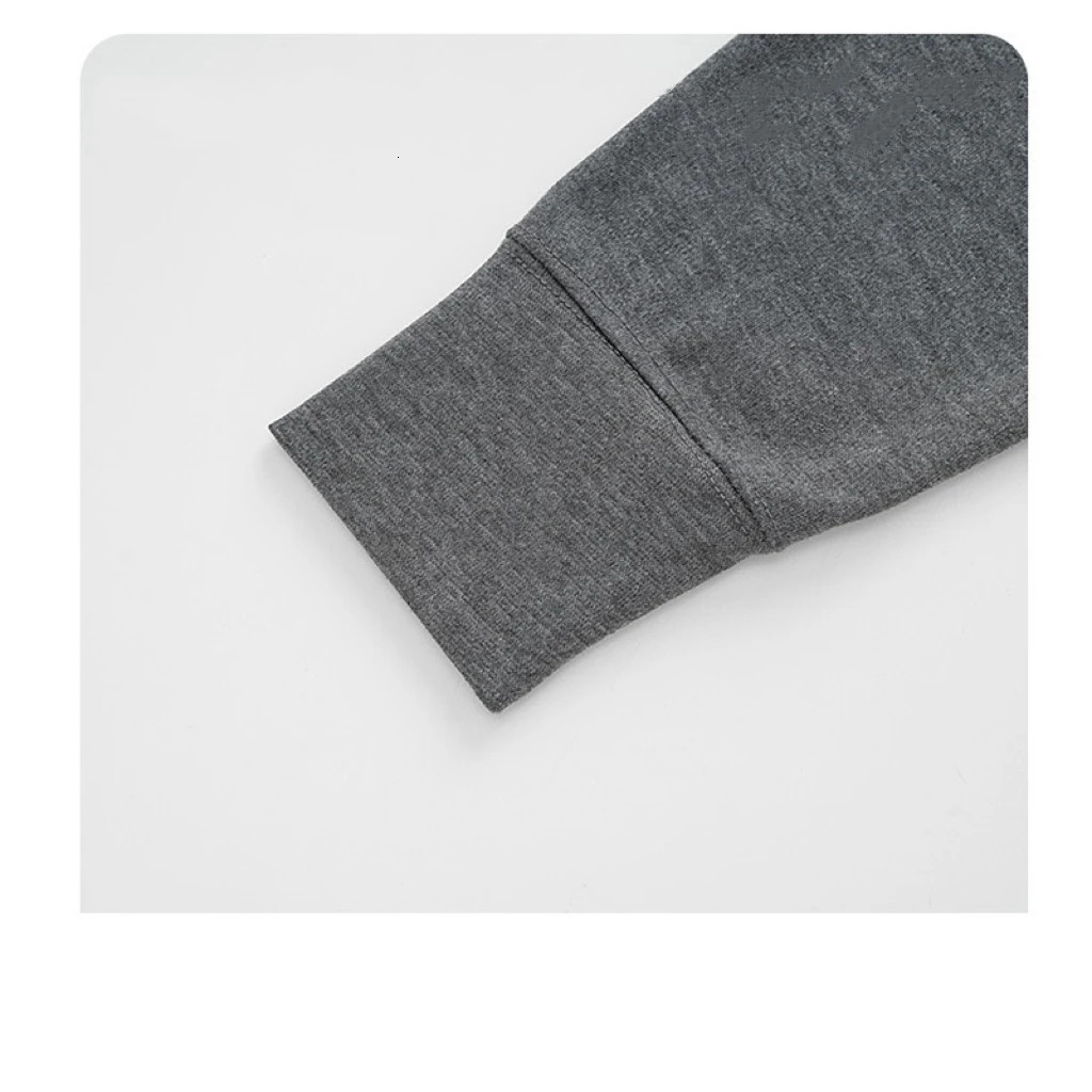 2pcs Mens Longsleeved Thermal Underwear Men Solid Cotton Tshirt Autumn Winter Man RoundNeck Autumn clothes Tops 251018