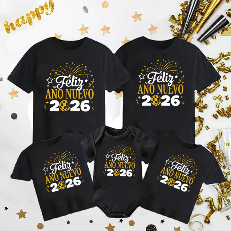 Christmas Family-Themed Tee Shirts Personalized Prints Available for All Ages