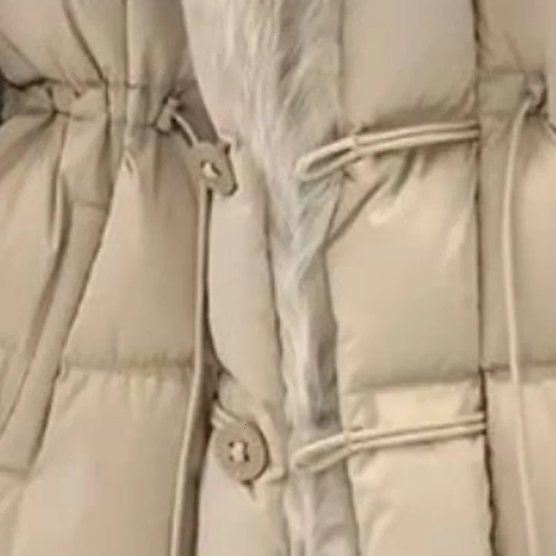 Winter Fur Collar Down Jacket Women Highgrade Feeling Super Goodlooking Little Man Fried Street Fur Collar Coat 251024