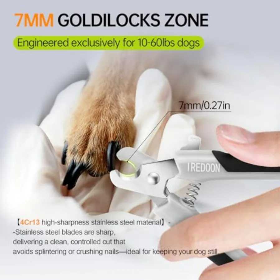 UltraSharp 4CR13 Stainless Steel Dog Nail Clippers and Trimmers with Nail File for Small Medium and Large Breeds Pet Grooming T Z20251024