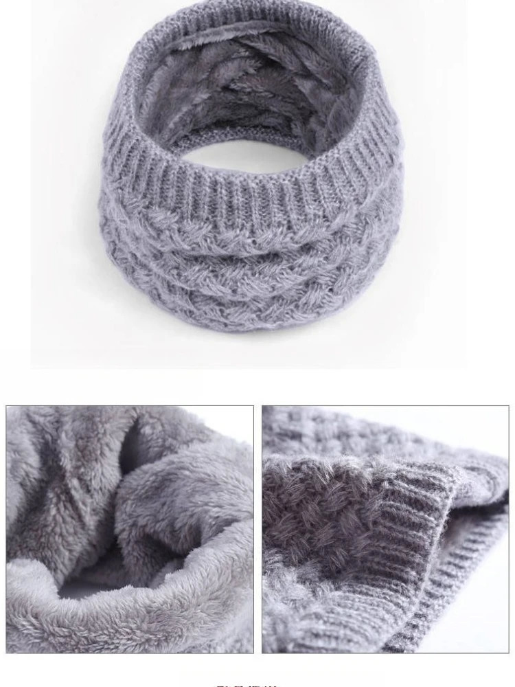 Casual Fashion Neckerchief Korean Winter Versatile Scarves for Men and Women Thickened SolidColor Warm Scarf 251020