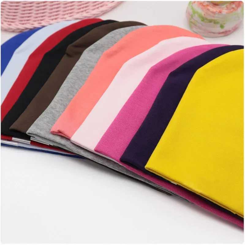 03 Years Old Solid Children Knitted Hat Newborn Baby Winter Cotton Warm Cap Spring Autumn Toddler Beanie Boy Girl HatsL251024