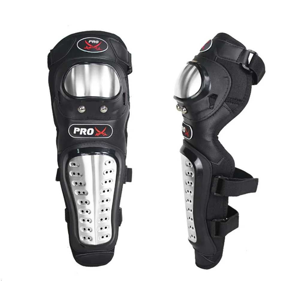 4PCSSet Motorcycle Riding Knee Pads Stainless Motorcycle Racer Knee Elbow Protector Set Motocross Protector Pad Guards Knee PadW251024