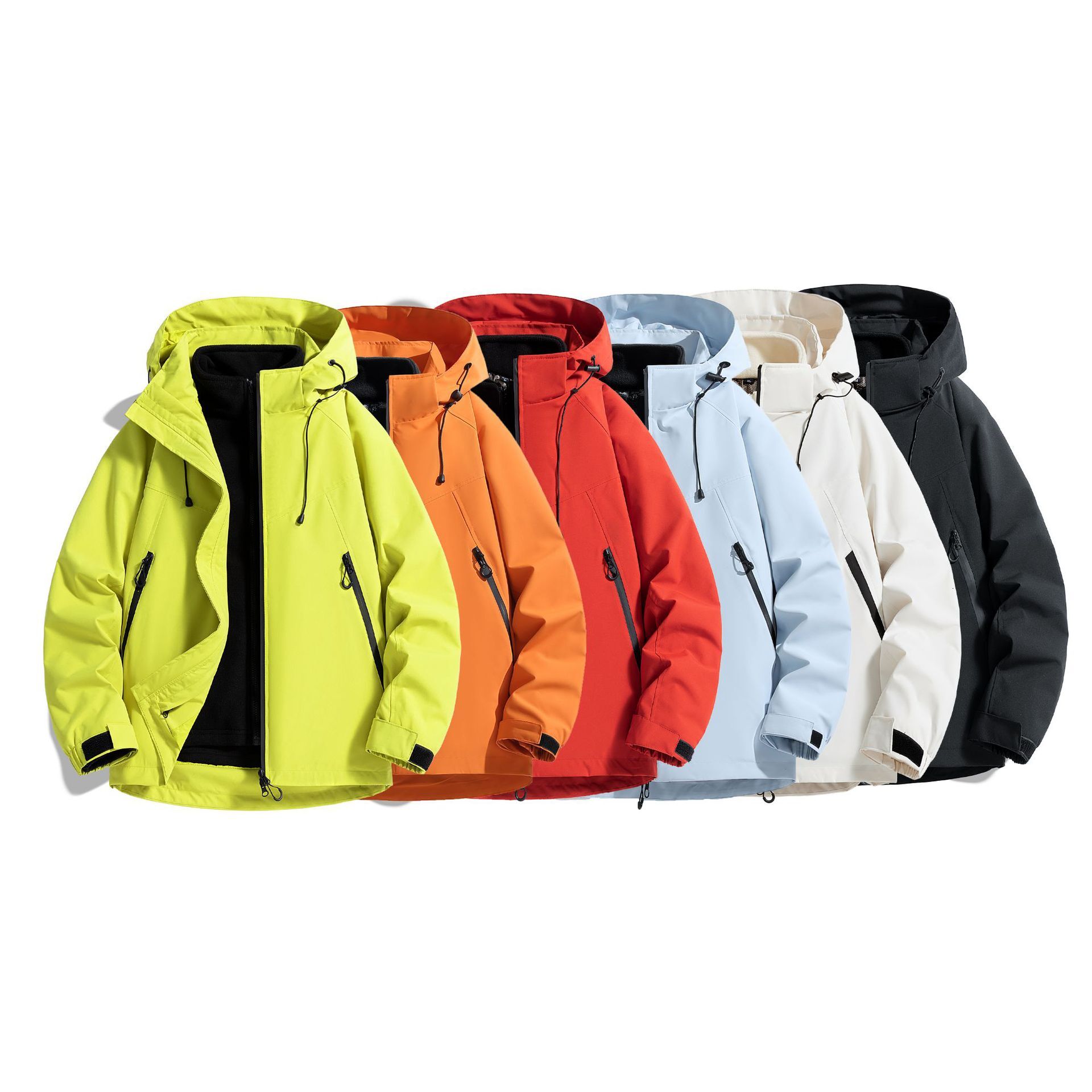 Polaris Same Style Couple's Windbreaker Two-piece Set Waterproof Jacket Windproof Men's Windbreaker Designer Hoodie Jacket Tracksuit Men Pol