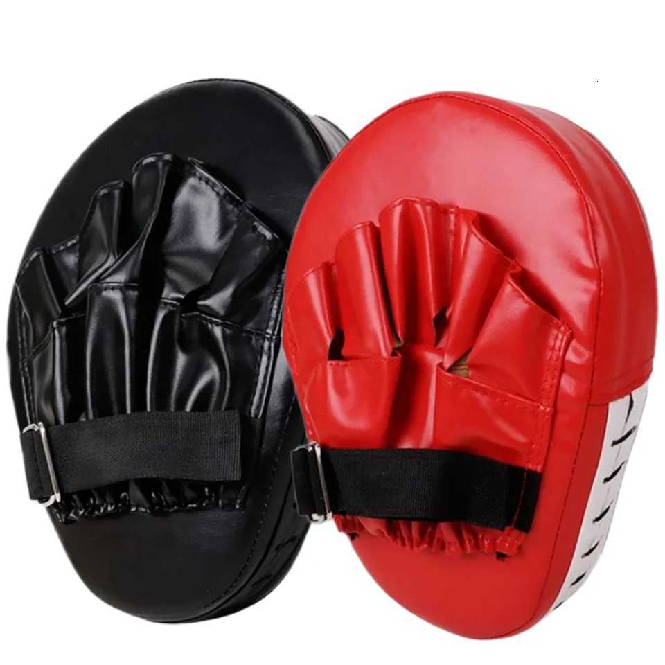 12PCS PU Boxing Hand Target Wear Resistant 5Finger Hand Target Punching Mitts Boxing Focus Pads for Boxing MMA Muay Thai Y251023