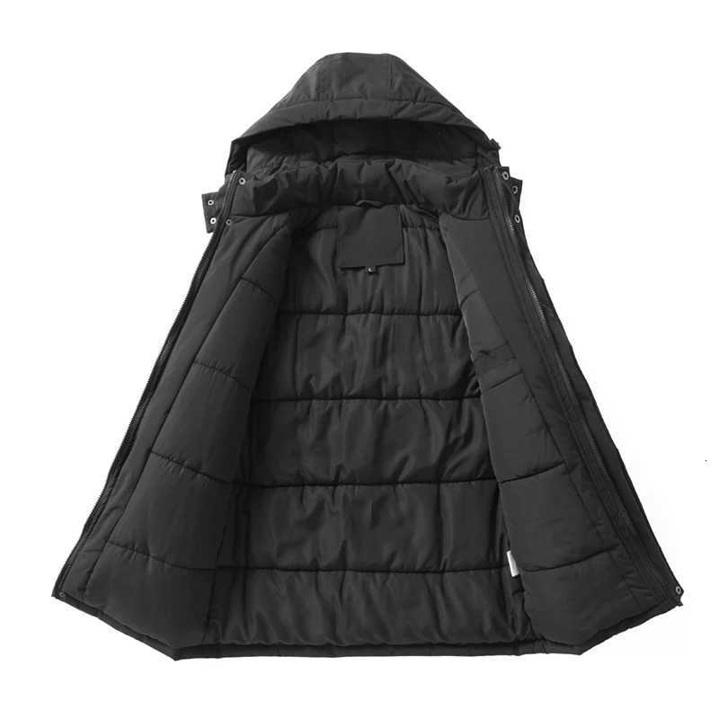 15 Degree Winter New High Quality Thickened Cotton Warm Hooded Cotton Jacket For Men Loose Sports Windproof Oversized Jacket Z251024