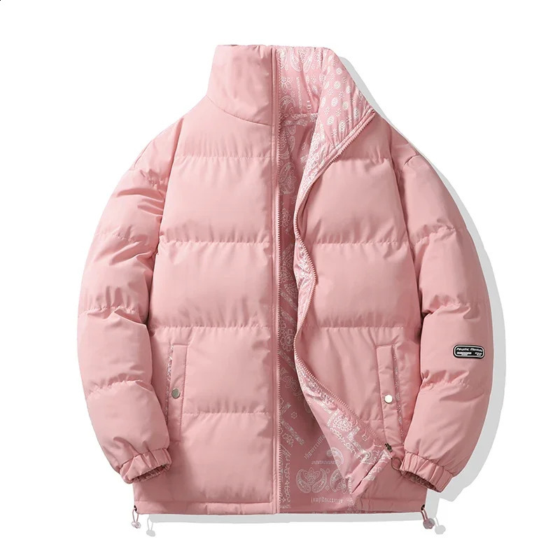 Loose Thickened Men Streetwear Winter Jacket for Men Fashion Casual Parkas Man Warm Windproof Male Cotton Clothing 251020
