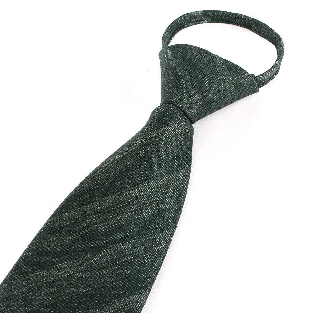 NEW 8cm Wide Zipper Tie For Men Wen Cotton Striped Necktie Busin Plaid Neck Tie Suit For Wedding Party Men Gift Y251024