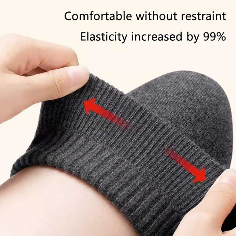 1 Pair Thermal Cashmere Knee Leg Warmers Stretchy Knee Brace Winter Warm Leg Sleeves Kneepads Muscle Joint Care Knee Support PadW251024