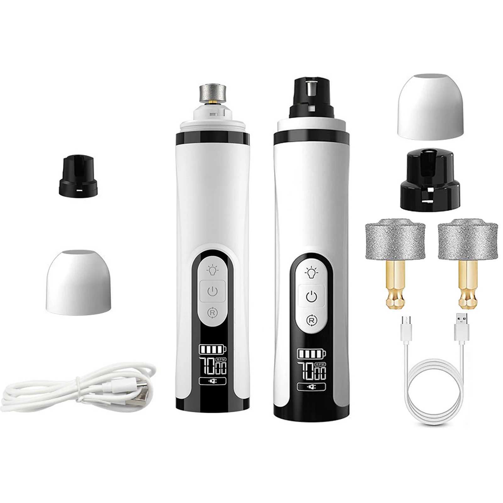 Electric Dog Nail Grinder with 2 LED Lights Pet Nail Trimmer Cat Nail Grinder Suitable for Small Middle Large Dogs and Cats Z20251024