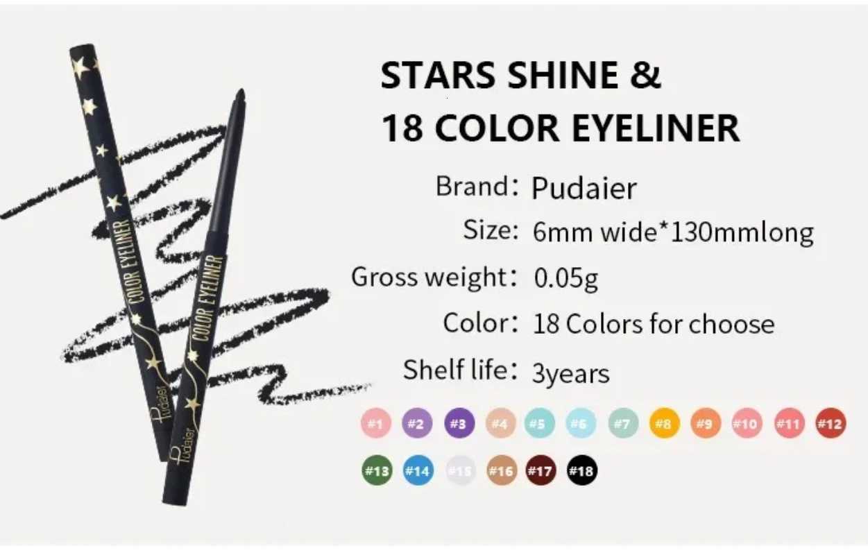 High Quality Waterproof Eyeliner Gel Pencil Matte Silkworm Eyeliner Pen Lasting Not Blooming Quick Drying Eye Liner Pen MakeupL251024