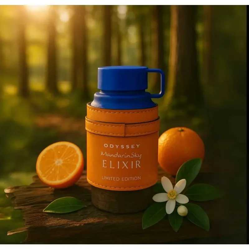 Armaf Odyssey Mandarin Sky Elixir Eau de Parfum Spray 100ml Original Arab Perfumes Lasting Oriental Woody Perfume Mens Cologne W251024